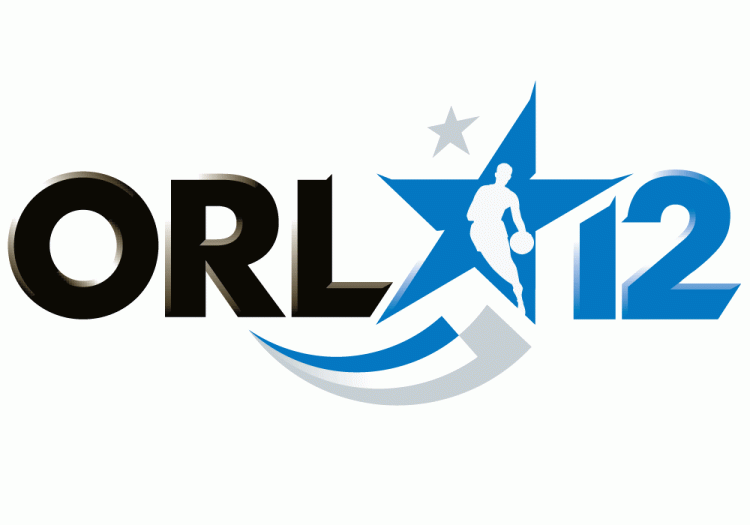 NBA All-Star Game 2012 Wordmark Logo t shirts iron on transfers